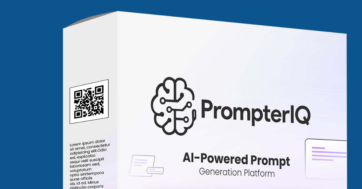 User generating AI prompts using PrompterIQ