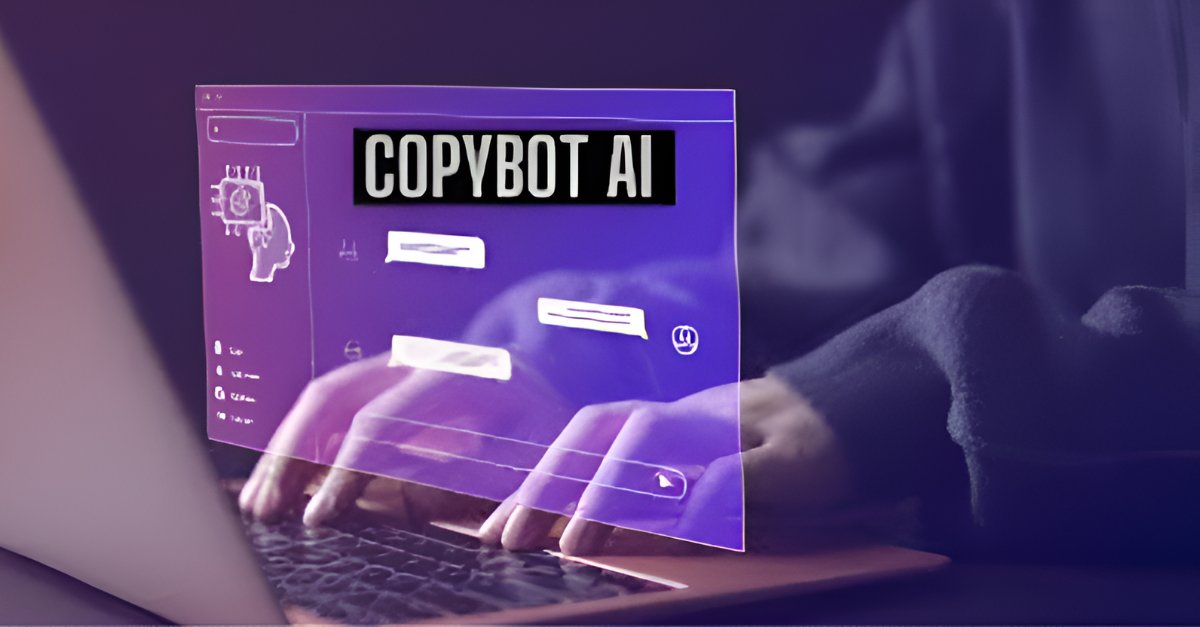 User using COPYBOT AI to write content
