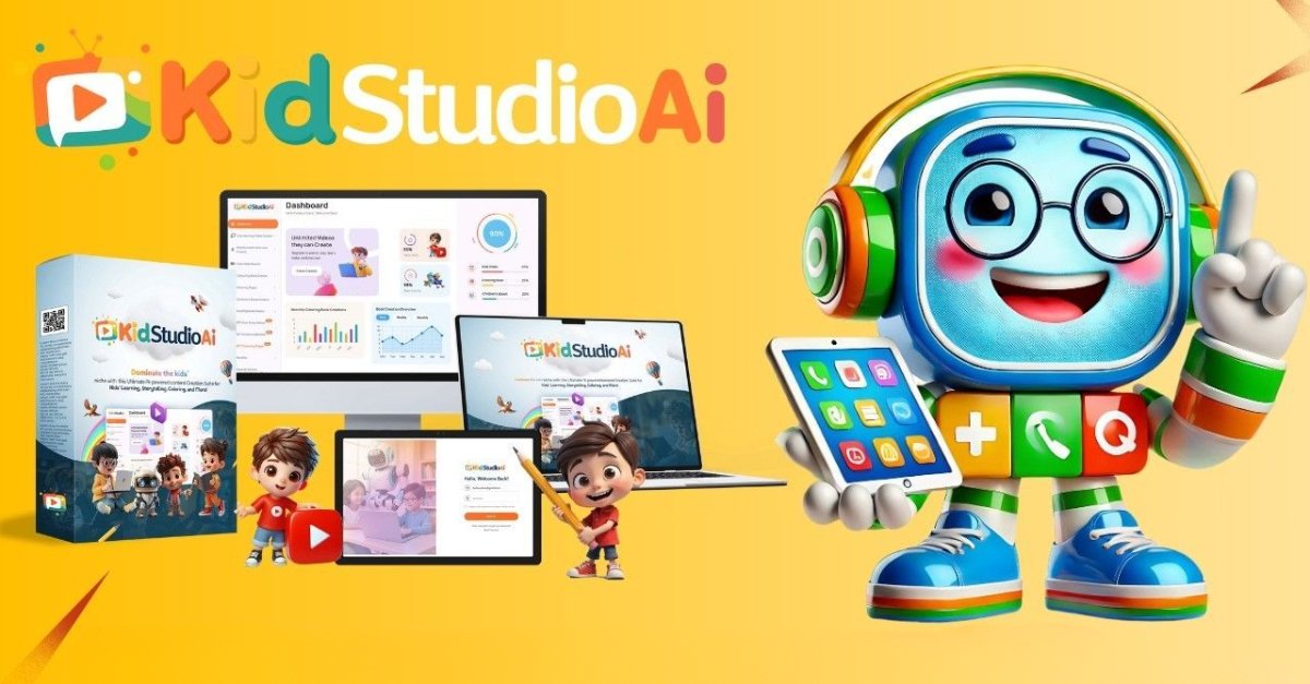 User creating kids videos and coloring pages with KidStudioAI