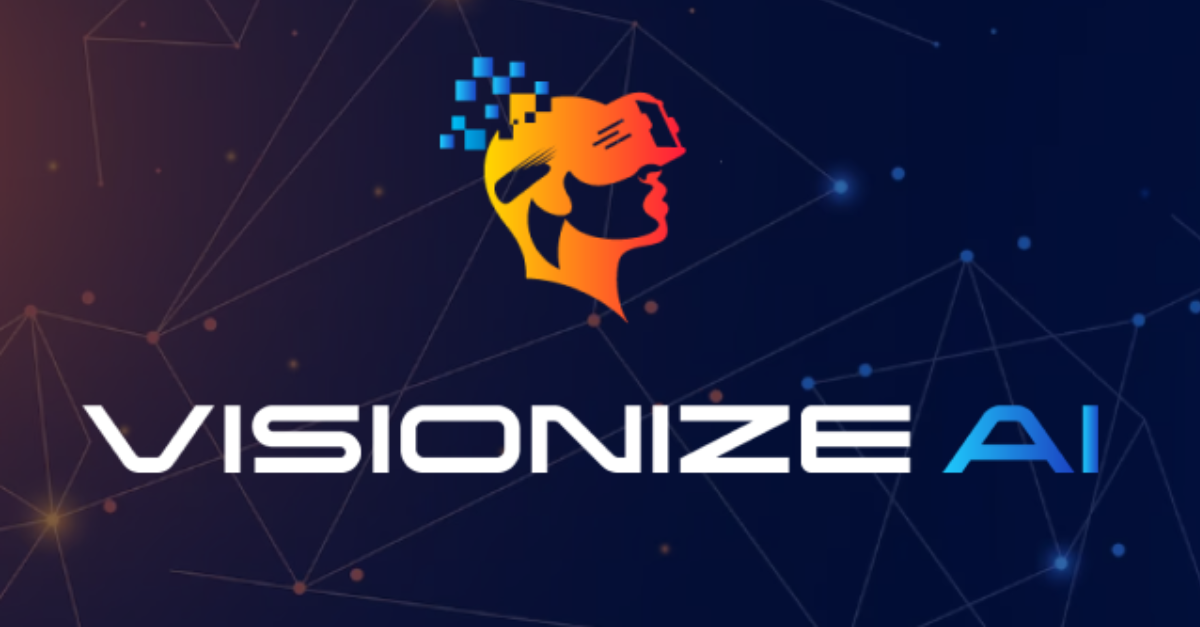 Visionize Ai dashboard with AI design, funnel, and copy tools active