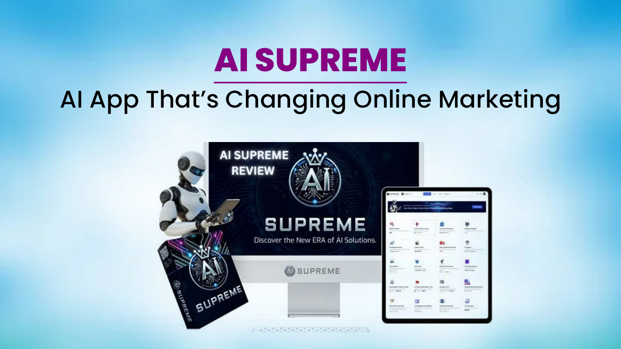 Ai Supreme – Futuristic AI-powered marketing dashboard with advanced analytics.