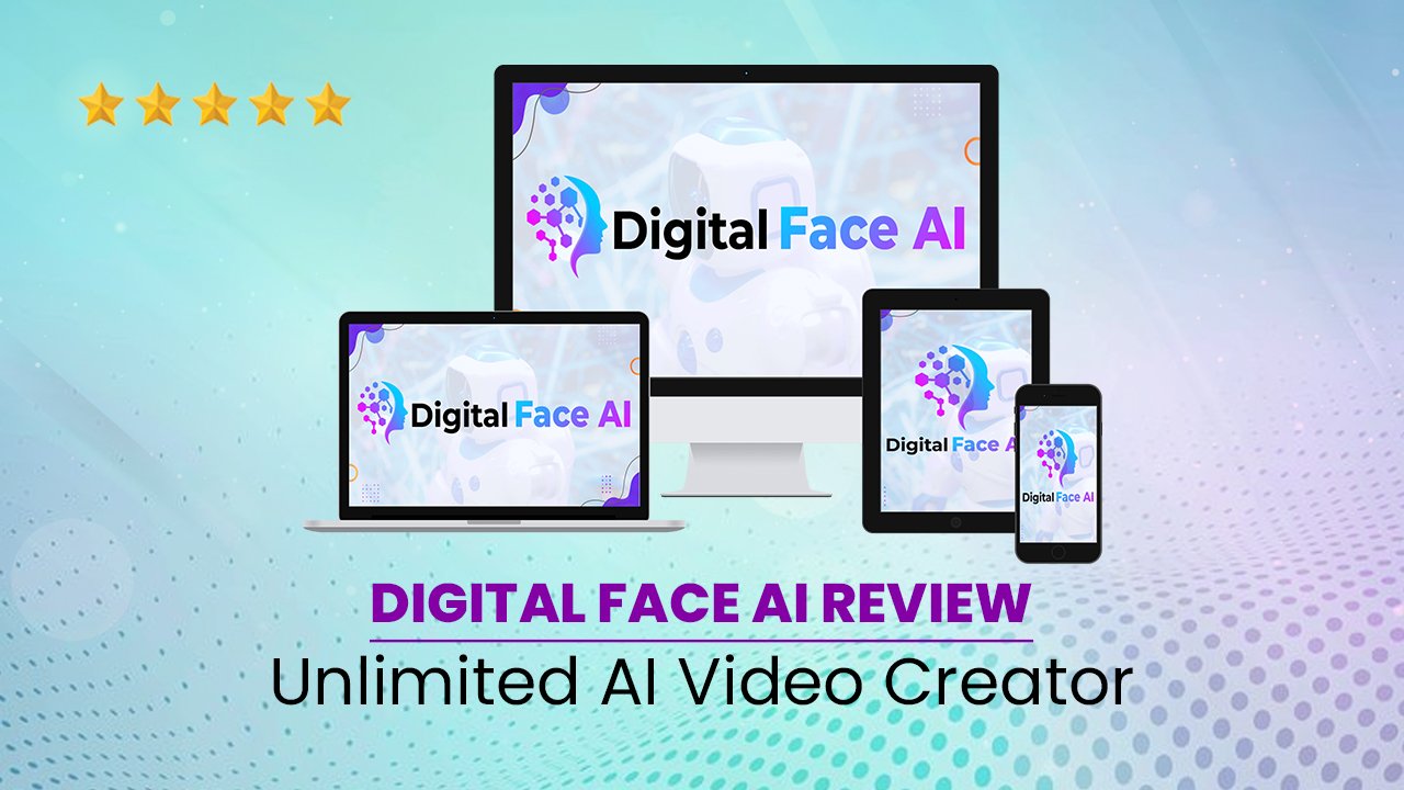 Digital Face AI avatars speaking in a virtual video creator studio