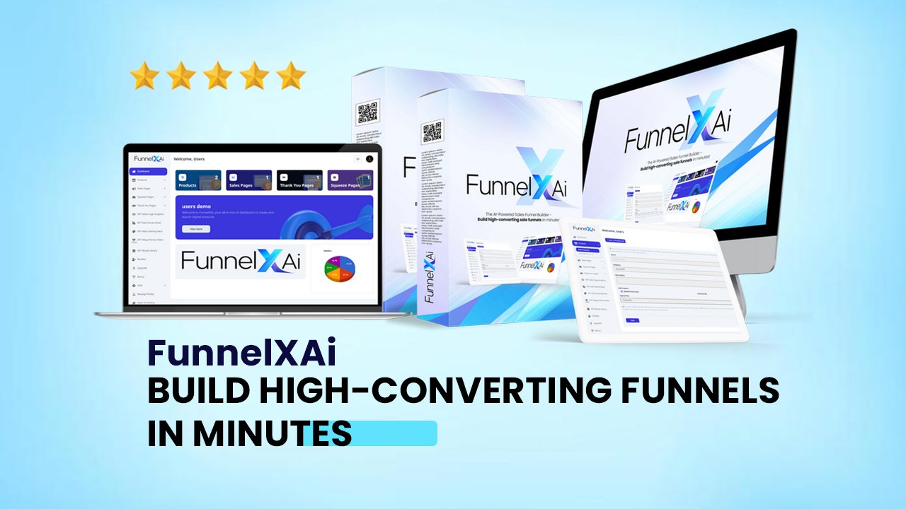 FunnelXAi AI funnel builder interface
