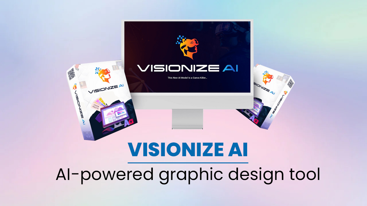 Visionize Ai interface creating professional designs instantly