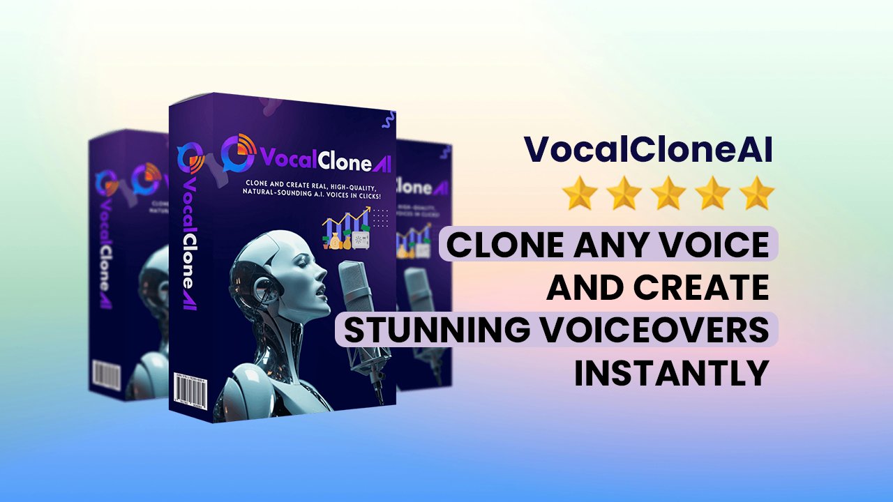 AI avatar generating voiceover with Vocal Clone AI