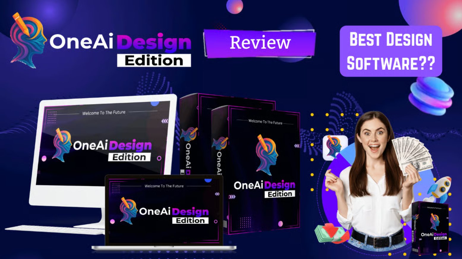 OneAi Design Edition AI-generated marketing visuals