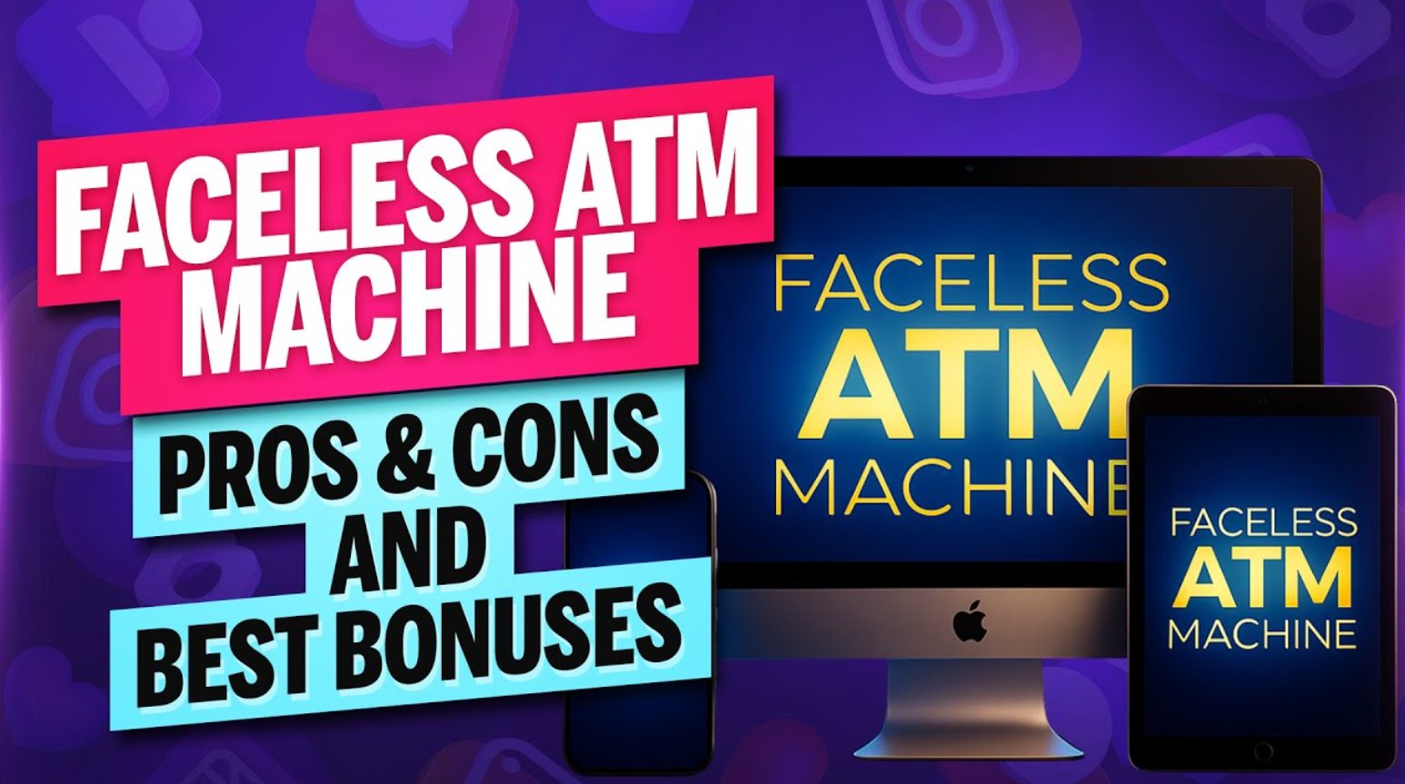 Faceless ATM Machine Affiliate Automation Dashboard