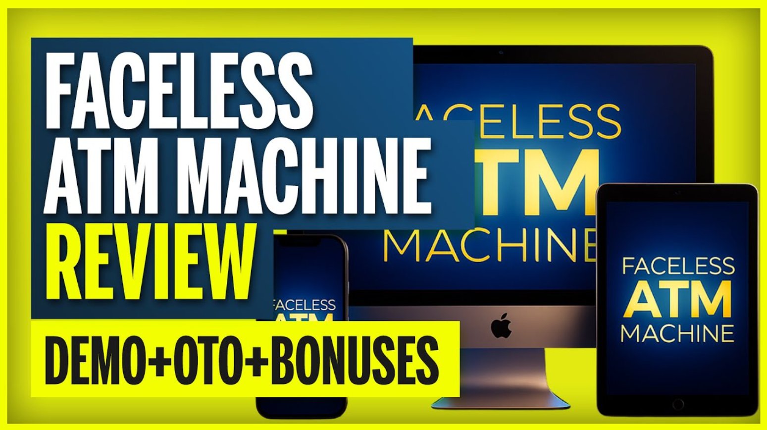 Faceless ATM Machine Case Study Dashboard