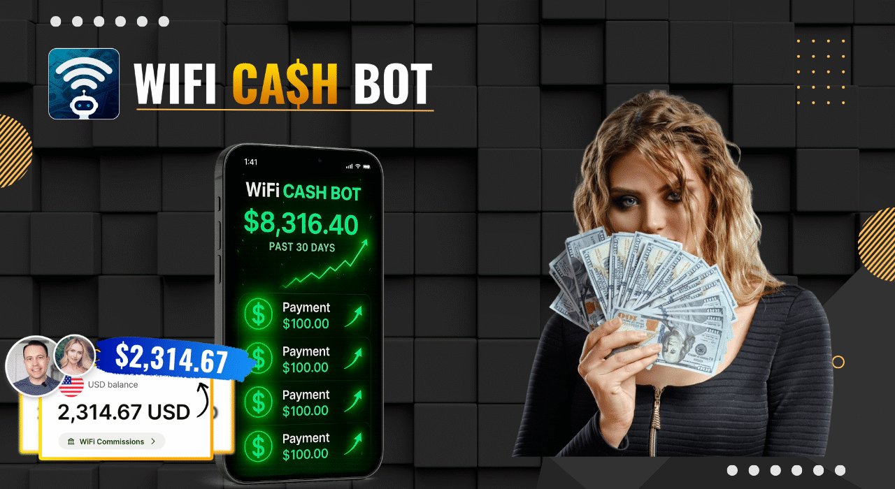 WIFI CASH BOT tutorial dashboard setup
