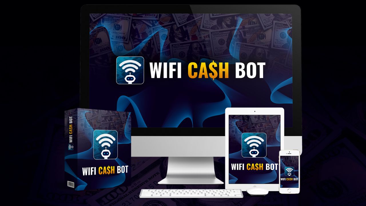 WIFI CASH BOT dashboard showing earnings and stats