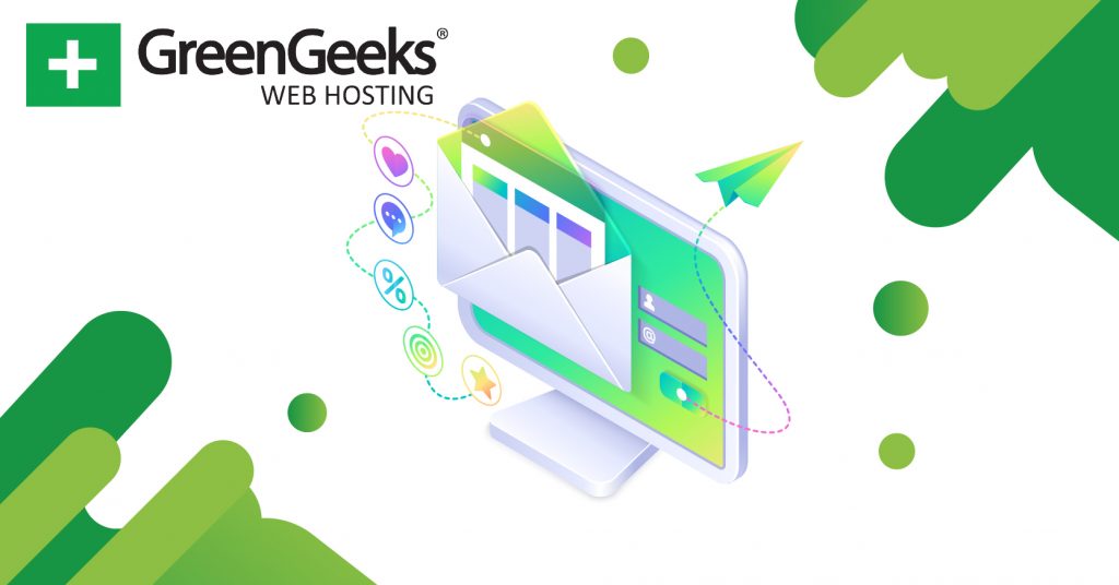 GreenGeeks 2025 hosting dashboard with eco-friendly design, fast SSD performance, and website speed optimization