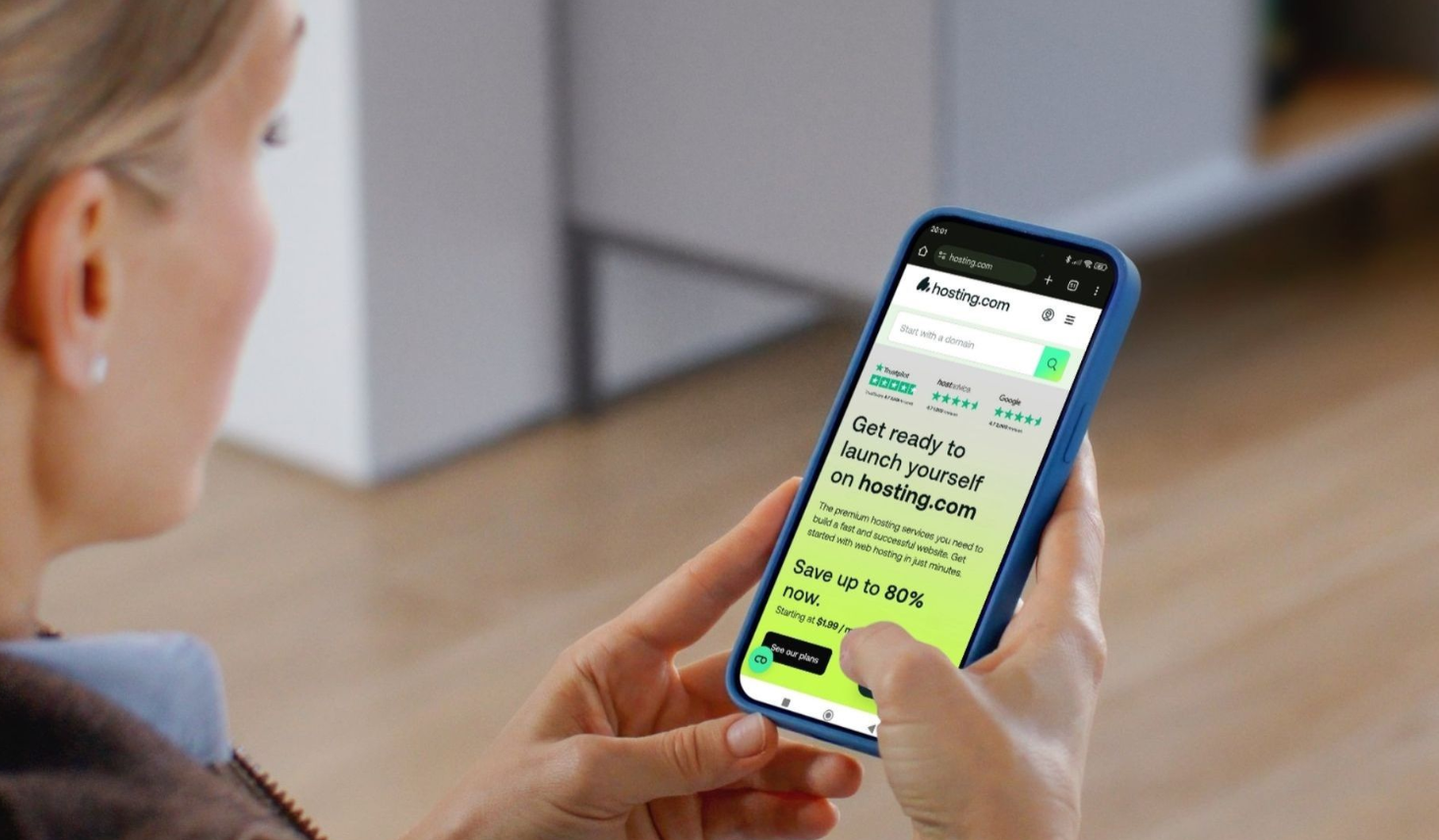 Hosting.com review 2025 performance dashboard