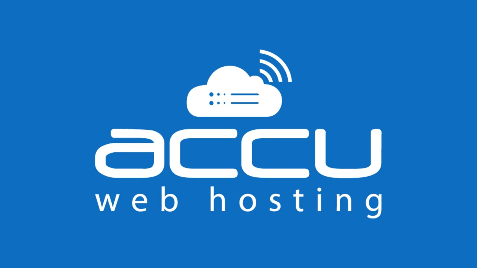 AccuWeb Hosting dashboard with performance charts