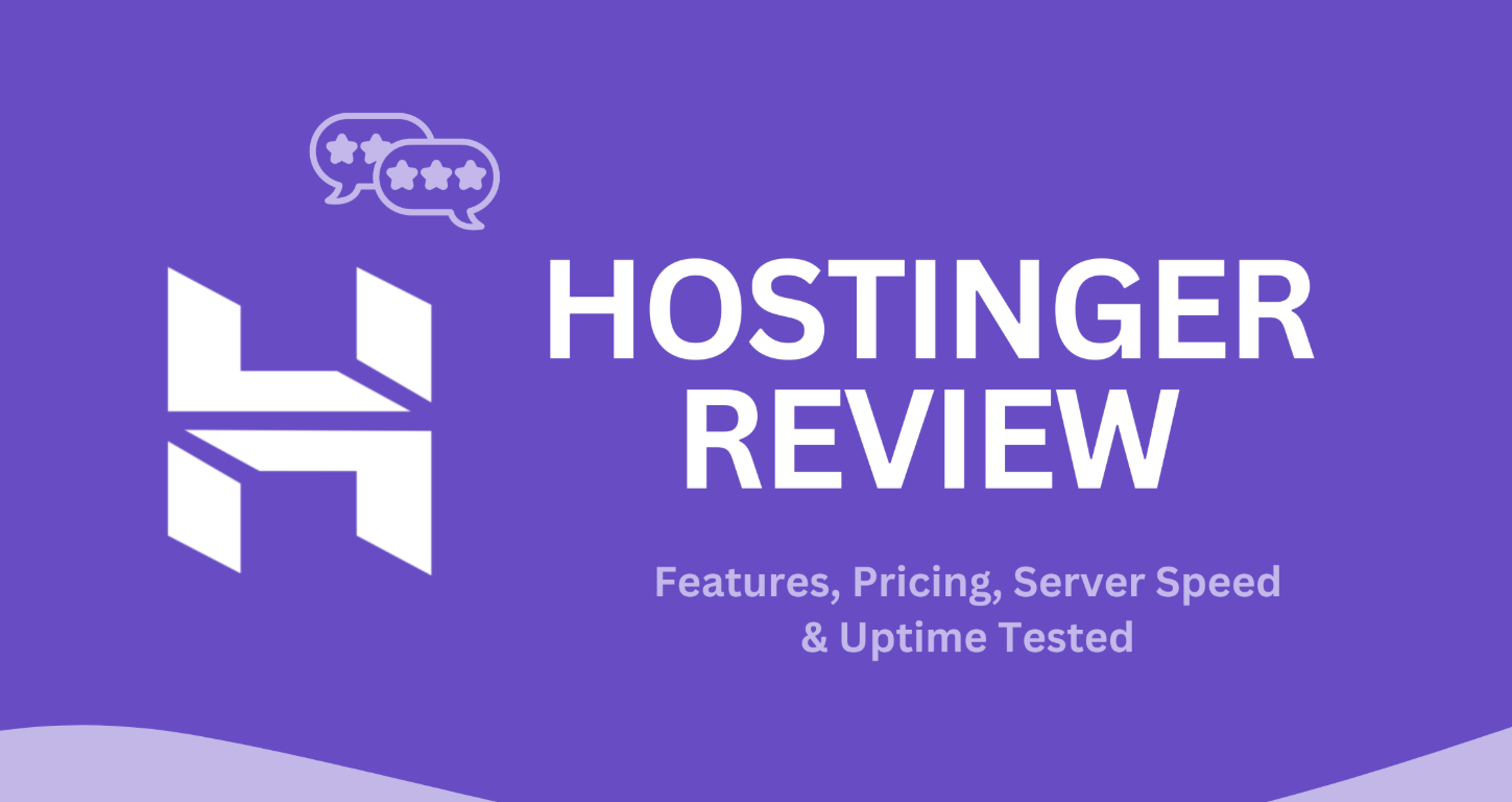 Hostinger hosting dashboard on laptop and tablet