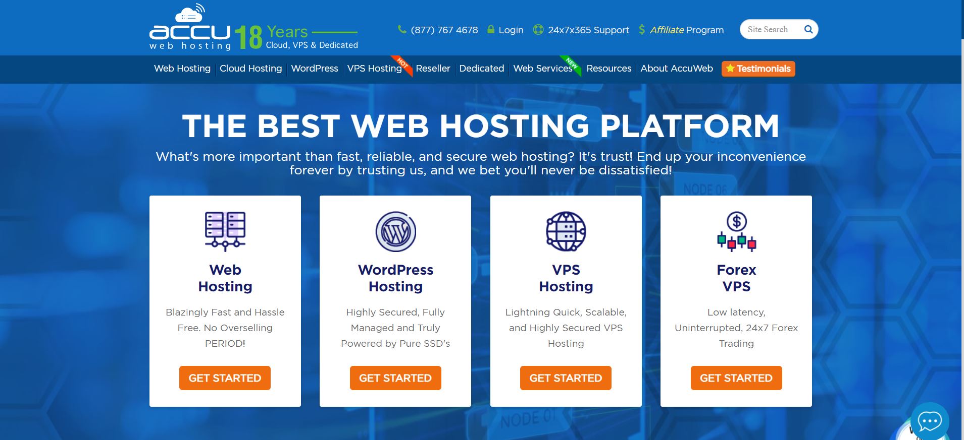AccuWeb Hosting dashboard comparison 2025