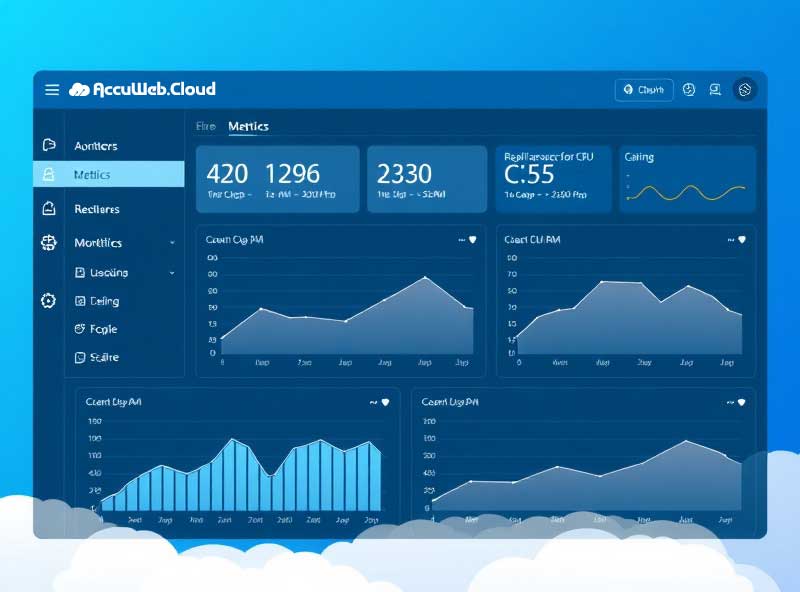AccuWeb Hosting 2025 dashboard – reliable, fast, eco-friendly hosting